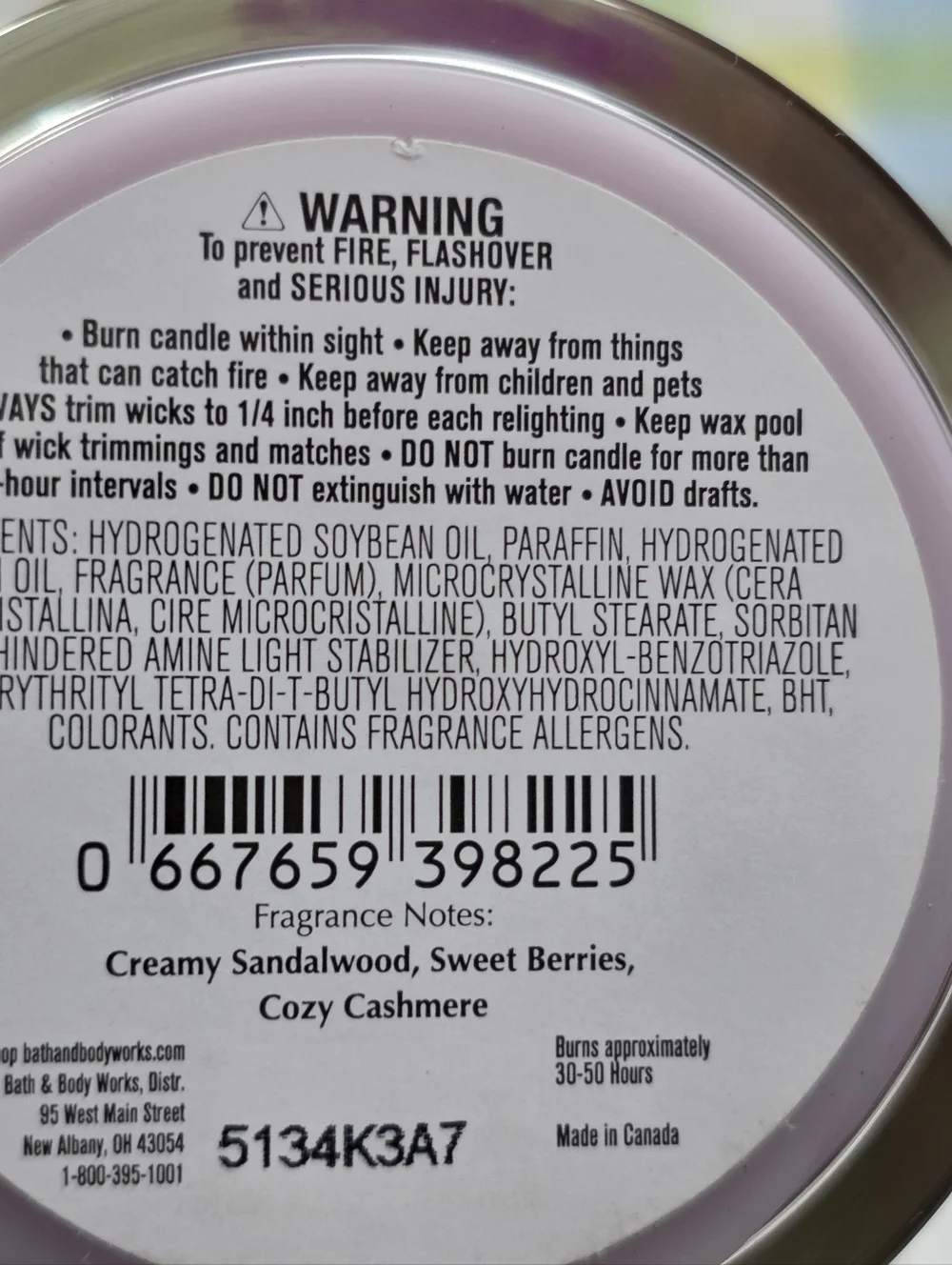 Bath & Body Works bath body
